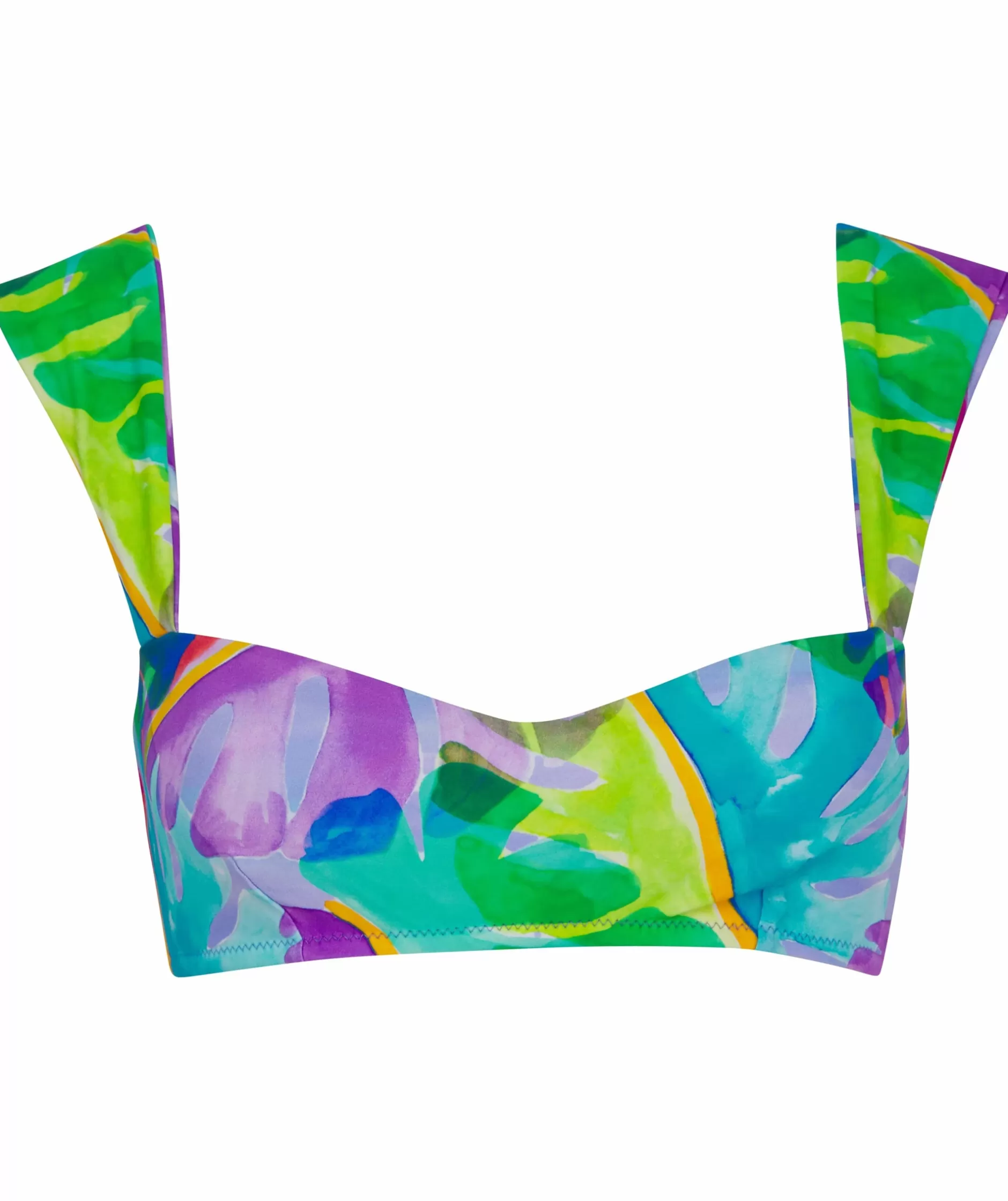 Dancing Leopard Halo Salinas Bikini Top In Vintage Tropic Pastel>Women Swimwear